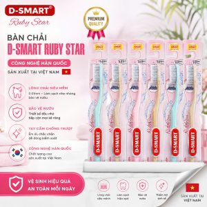 Bàn chải D-Smart Ruby Star