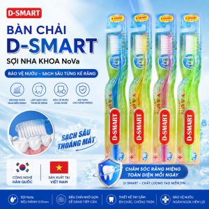 Bàn chải D-Smart sợi nha khoa NoVa